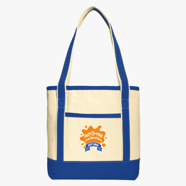 Medium Cotton Canvas Boat Tote Thumbnail