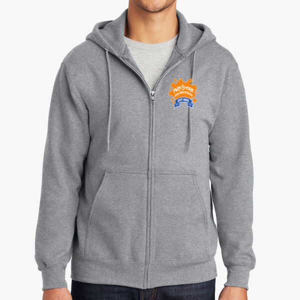 Essential Fleece Full Zip Hooded Sweatshirt Thumbnail